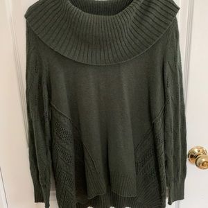 style & co green sweater